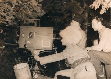 Marlene Dietrich and Jack Cardiff onset