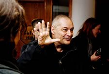 Jean-Pierre Jeunet on the red carpet