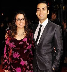 Sally El Hosaini and James Floyd at the London Film Festival awards <em>Photo by Gareth Cattermole/Getty Images for BFI</em>