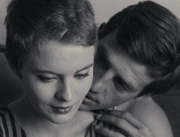 Jean-Paul Belmondo and Jean Seberg in Breathless