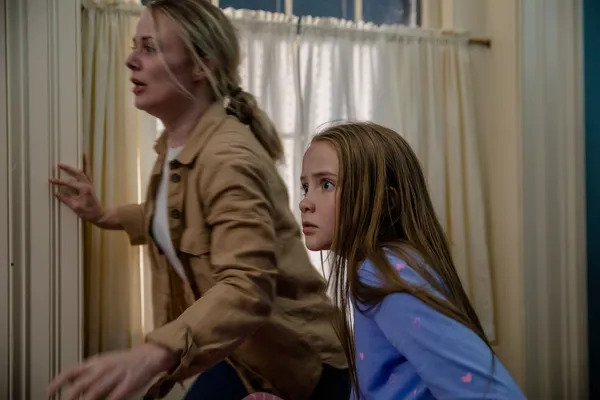 Lora Burke and Tessa Kozma in Motherly