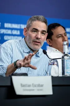 Fernando Eimbcke at Berlinale press conference. 'Our main idea with this film was to adapt to what reality gave us'