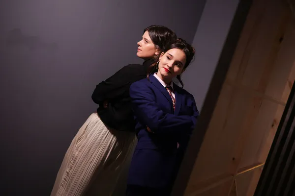 Charlotte Wells and Frankie Corrio