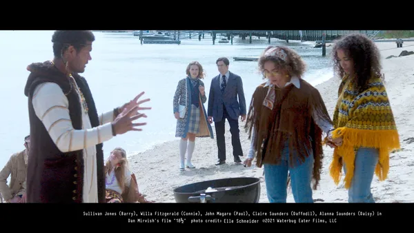 Willa Fitzgerald, John Magaro, Sullivan Jones, Claire Sunders and Elle Schneider in 18½