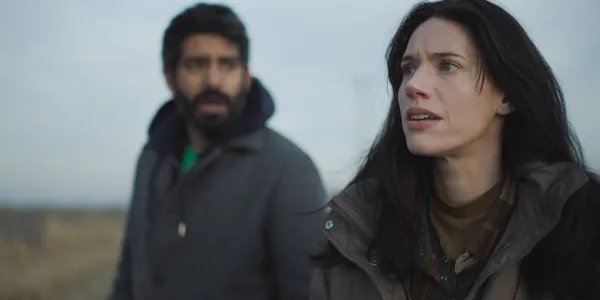 Rahul Kohli and Katie Parker in Next Exit 2