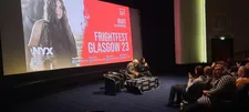 Alan Jones and Paul Urkijo Alijo in the Glasgow Film Theatre