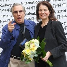 William Friedkin, subject of a Cannes master-class this year, pictured here with his wife Sherry Lansing at the Karlovy Vary International Film Festival