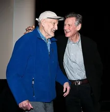 Hamish MacInnes and Michael Palin