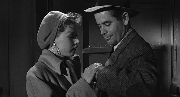 Gloria Grahame and Glenn Ford in Human Desire