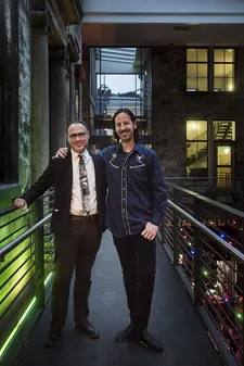 Roy's World director and producer Rob Christopher and Michael Glover