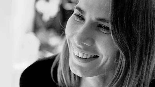 A b&w shot of Jenni Kivistö