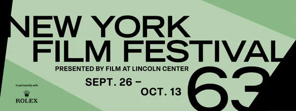 A simple advertisement for the 63rd New York Film Festival.