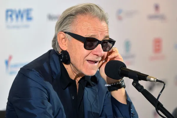 Harvey Keitel at Karlovy Vary press conference