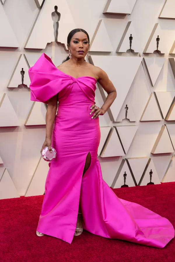 Angela Bassett on the Oscars red carpet