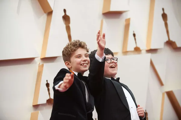 Roman Griffin Davis and Archie Yates