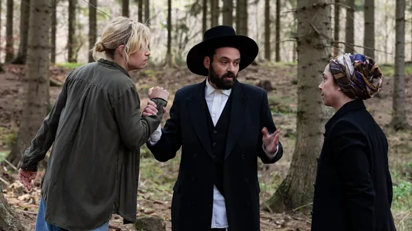 Josephine Park, David Dencik and Sofie Gråbøl in Attachment