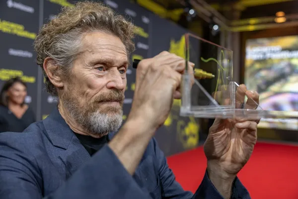 Willem Dafoe in Locarno, on the character he plays: 'My life is very far away from his but that's one of the pleasures of being an actor'
