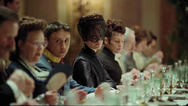 Aaron Friesz, Vicky Krieps and Katharina Lorenz in Corsage