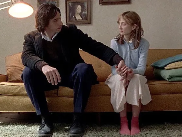 Alba Rohrwacherand Adam Driver in Hungry Hearts