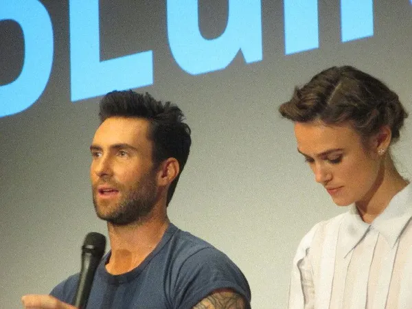 Adam Levine and Keira Knightley