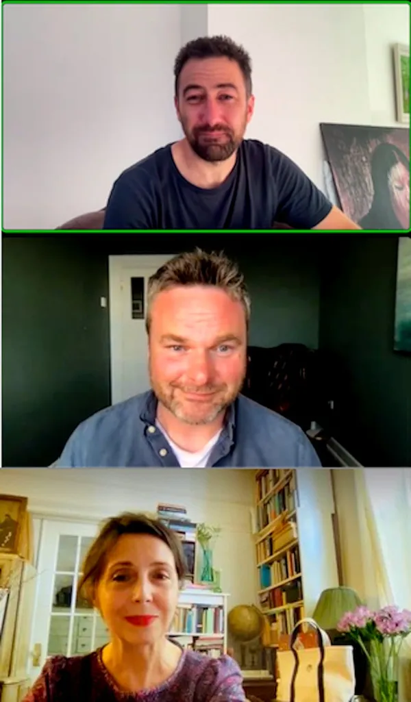 Adam Patterson, Declan Lawn and Anne-Katrin Titze
