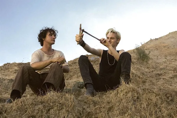 Adriano Tardiolo with Luca Chikovani in Happy As Lazzaro