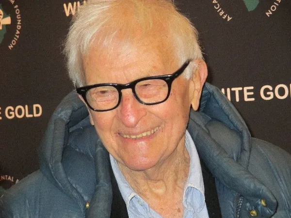 Albert Maysles at the premiere of Simon Trevor's  White Gold