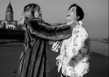 On Maria (Ale Ulman) and Leo (Amalia Ulman): “Her mom pretending to be wealthy to eat for free and the daughter making connections to her old life, trying to network.”