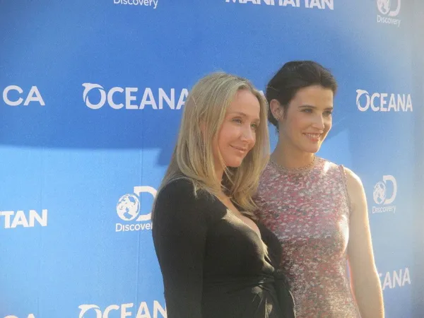 Alexandra Cousteau with Cobie Smulders