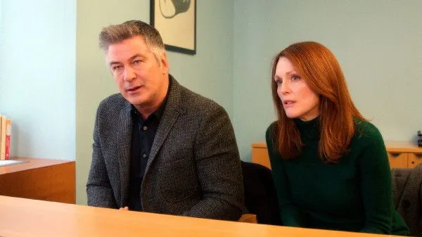 Julianne Moore and Alec Baldwin