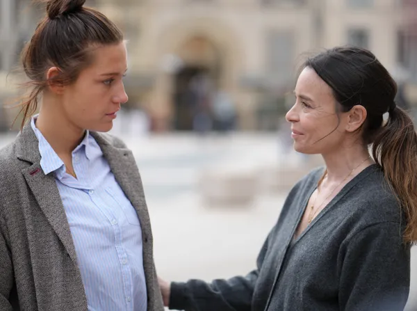 Adèle Exarchopoulos and Elodie Bouchet in All Your Faces