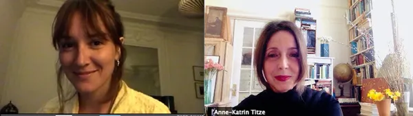 Anaïs Demoustier and Anne-Katrin Titze