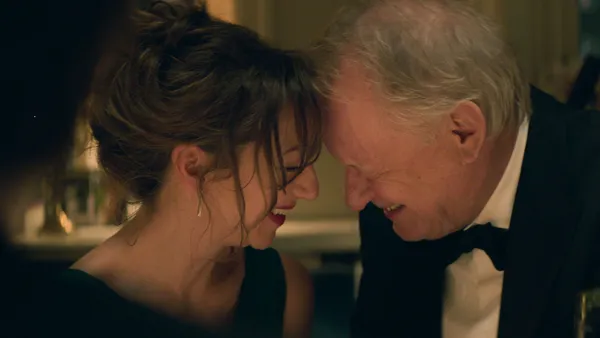 Andrea Bræin Hovig and Stellan Skarsgård in Hope (Håp) 3