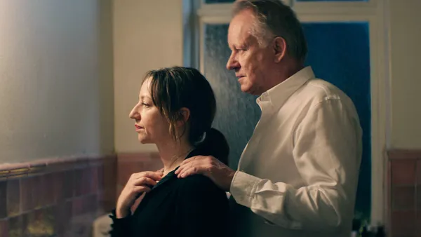 Andrea Bræin Hovig and Stellan Skarsgård in Hope (Håp) 4