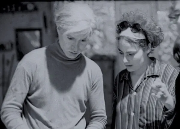 Andy Warhol and Barbara Rubin