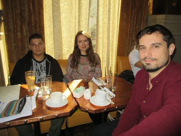 Anton Honik and Miri-Ann Beusche with Christian Tafdrup