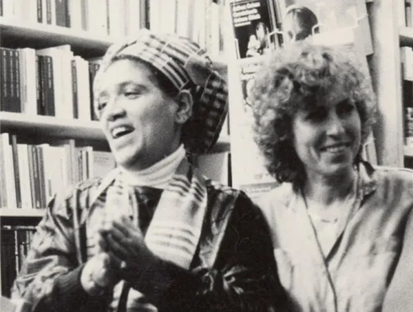 Dagmar Schultz with Audre Lorde in 1986