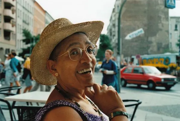 Audre Lorde at the Winterfeldt Markt in Berlin