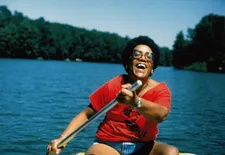 Audre Lorde on the Krumme Lanke lake