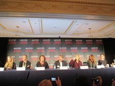 August Osage County press day with Abigail Breslin, Chris Cooper, Margo Martindale, John Wells, Meryl Streep, Julia Roberts, and Julianne Nicholson