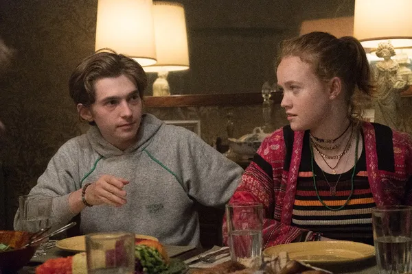 Austin Abrams and Liv Hewson