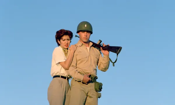 A man and a woman