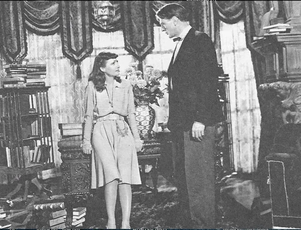 Barbara Stanwyck with Gary Cooper in Ball Of Fire
