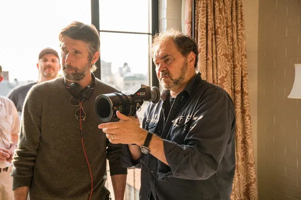 Bart Freundlich and Julio Macat on the set of After The Wedding