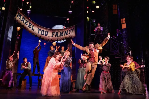 Beanie Feldstein and Jared Grimes in Funny Girl