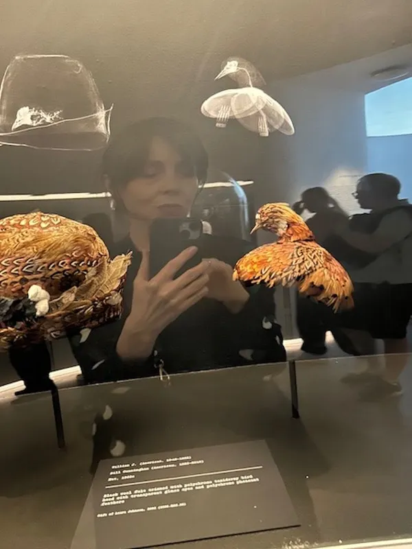 Bill Cunningham bird hat