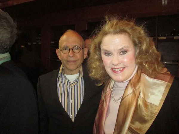 Bob Balaban with Celia Weston at La Grenouille