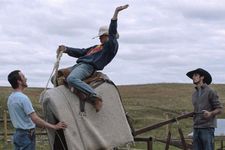 Chloé Zhao on Brady Jandreau as Brady Blackburn in The Rider: "The interactions of the majority of the film, the interactions between people - maybe not Lane or Lilly - but these are scripted scenes and they are acting."