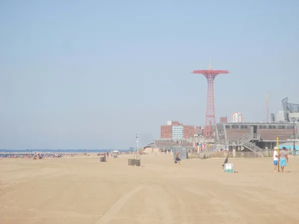 Brighton Beach in Brooklyn, New York