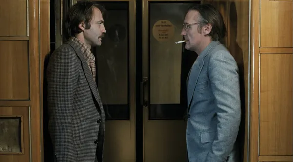 Bruno Ganz and Dennis Hopper in The American Friend